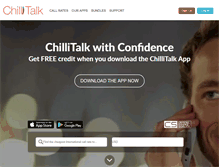 Tablet Screenshot of chillitalk.com